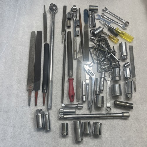 Grandpa mixed tool box lot - tool,