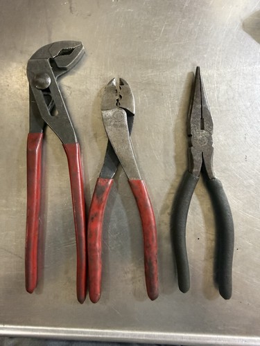 3pc pliers lot - pliers,